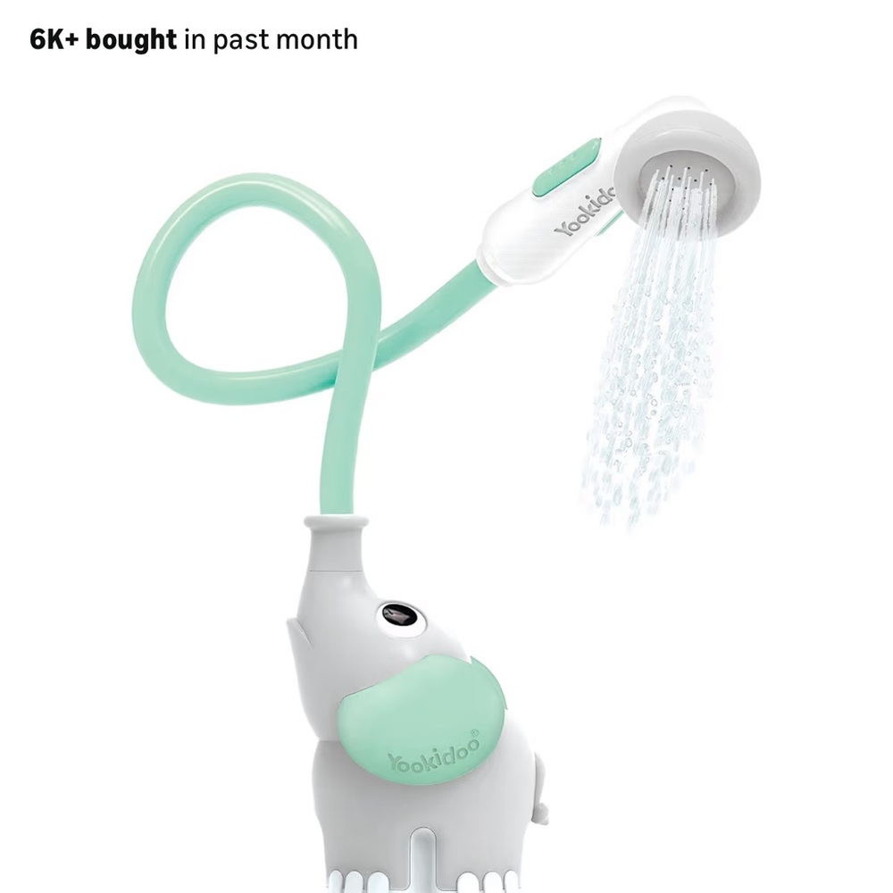 Amazon Mint Elephant Baby Bath Shower